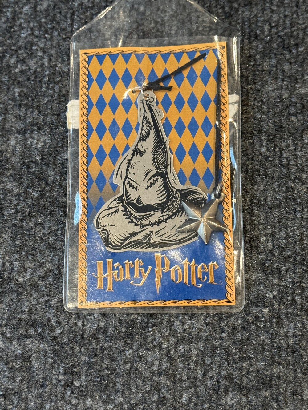 Scholastic Harry Potter Sorting Hat Metal Tassel Bookmark Two Sided Multicolor